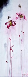 Summer day Dream by Kay Davenport - Original Painting on Stretched Canvas sized 18x48 inches. Available from Whitewall Galleries